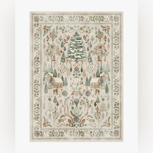 ‼️RARE‼️🎸RUGGABLE🎸🔥NWT🔥Juniper Neutral Tufted Rug Runner Cover 2.5'X12'